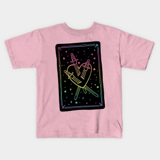 Three of Swords Tarot card Kids T-Shirt